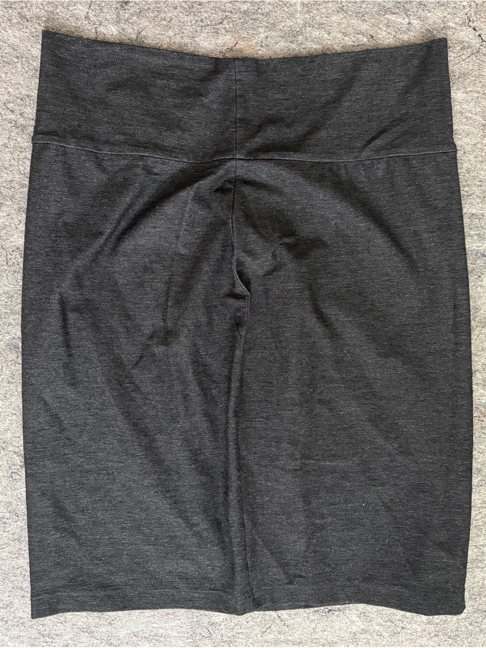 Eileen Fisher Dark Gray Stretch Knit Pencil Skirt